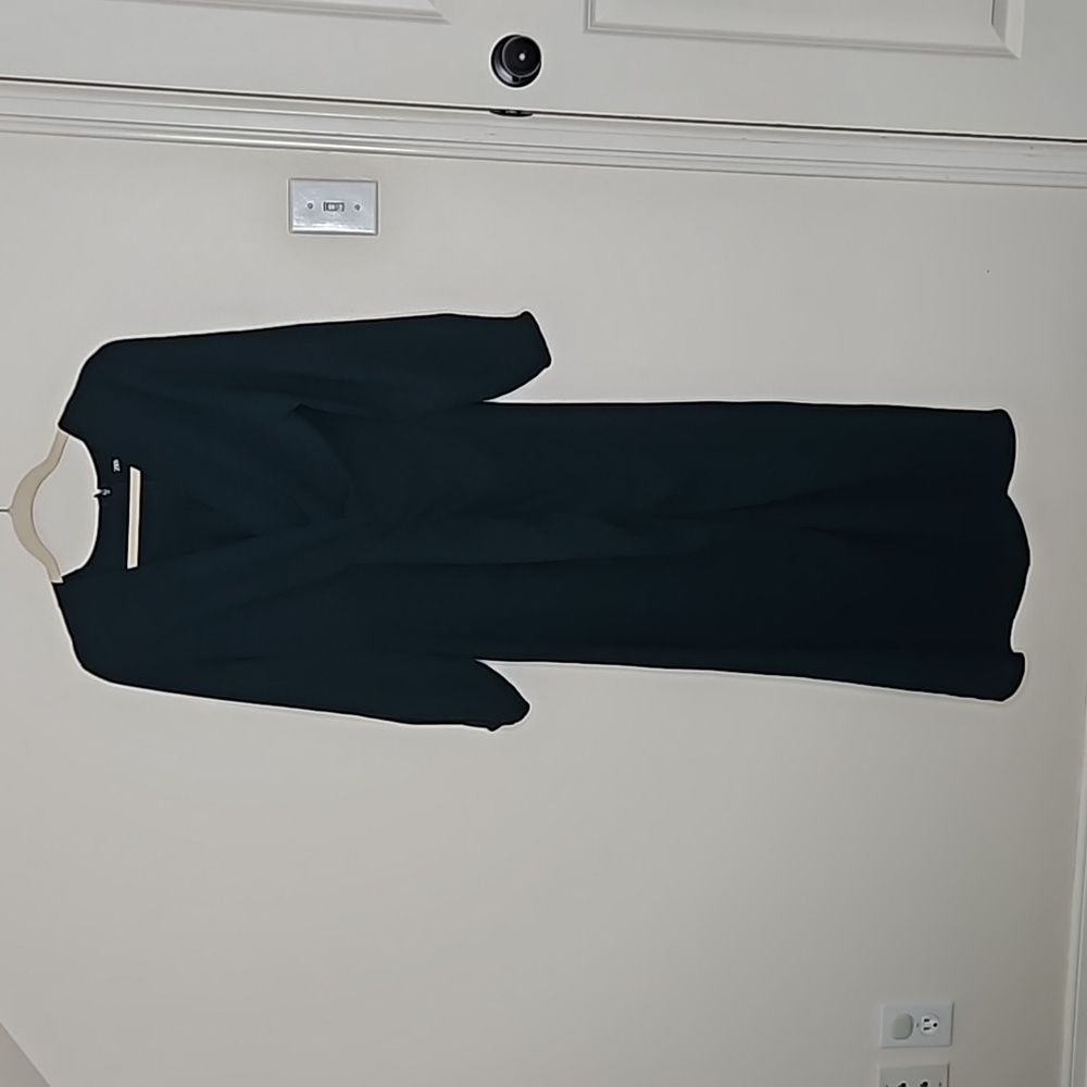 NWT Zara Green Long Sleeve Maxi Dress Size Large